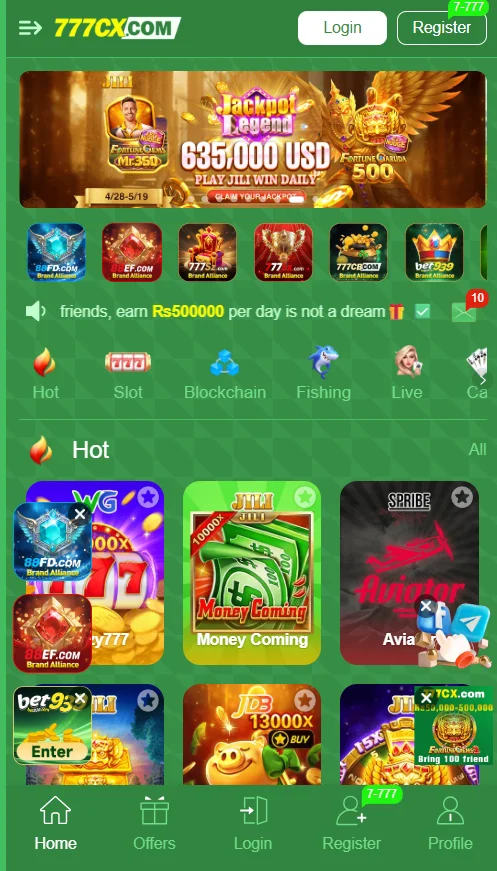 777cx app