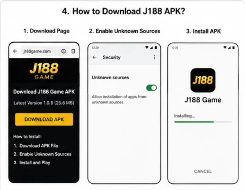 j188 apk installation screen