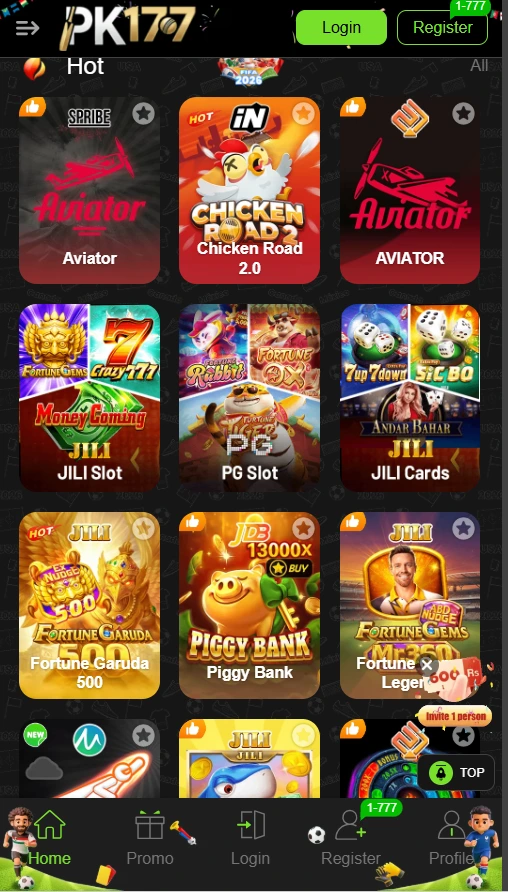 PK177 Game App