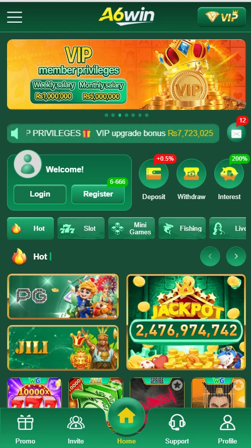 A6win Game App