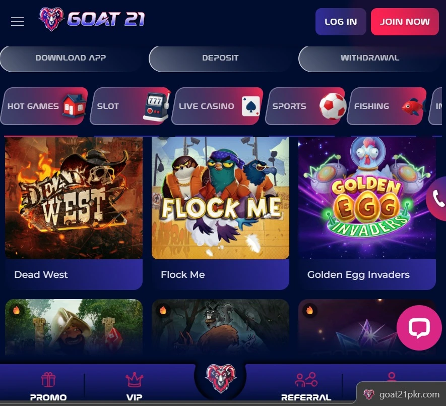 GOAT 21 Game App