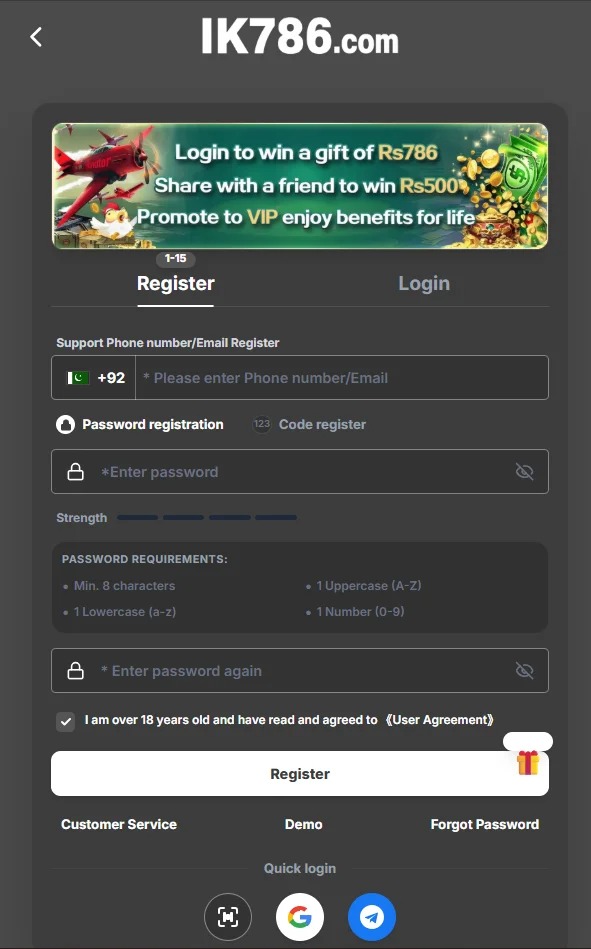 IK786 Game App